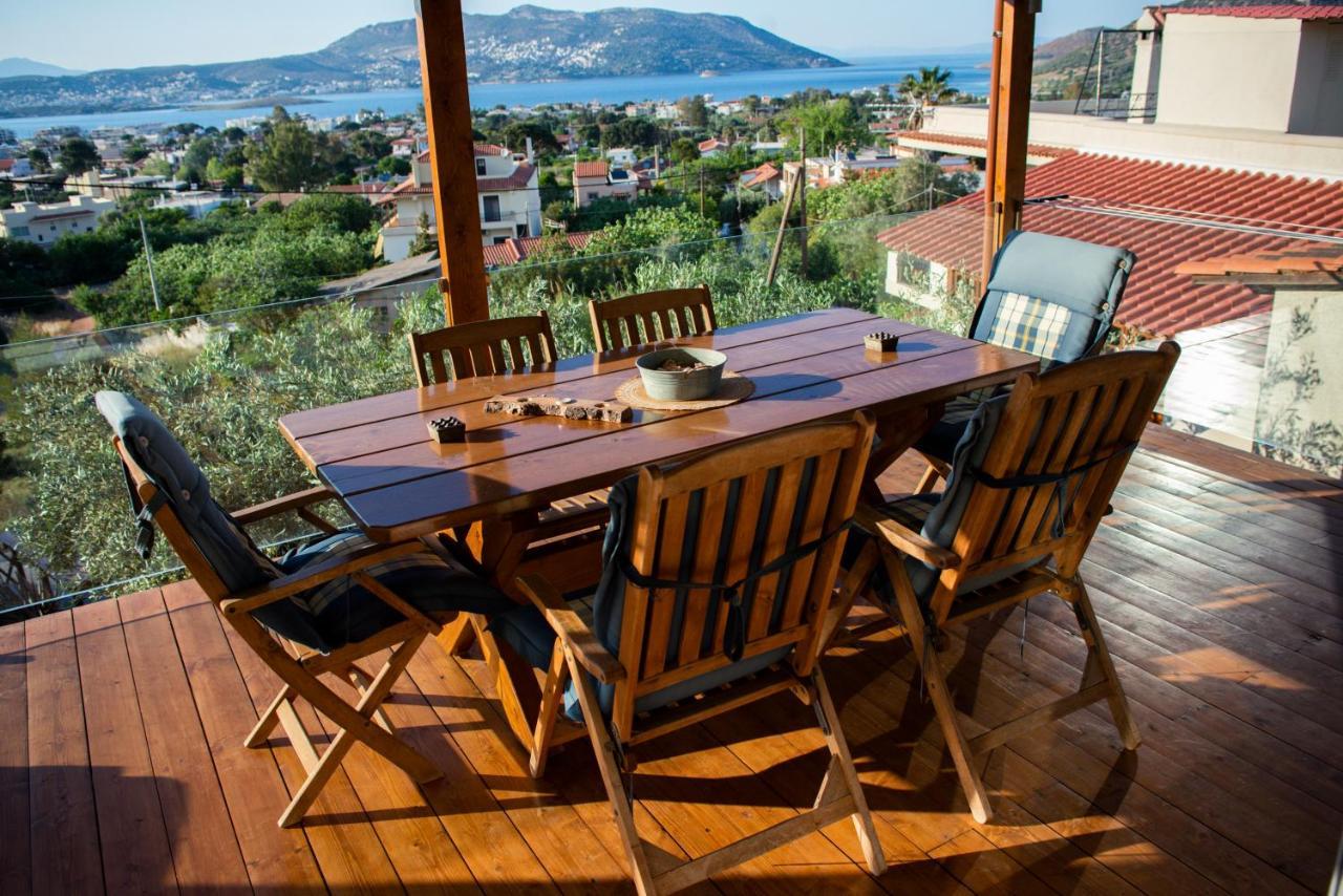 Small House Great View In Porto-Rafti Gulf Pórto Ráfti Extérieur photo